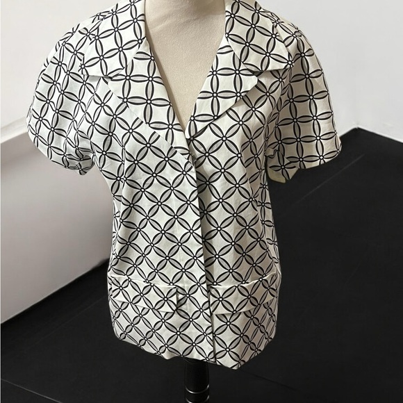Coldwater Creek Black and White Blazer - Picture 1 of 5